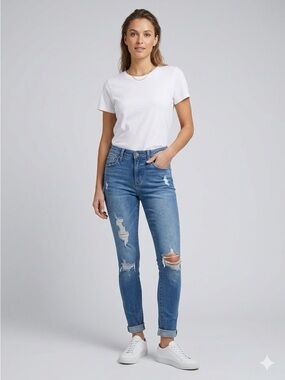 James Jeans Distressed Blue Skinny Jeans